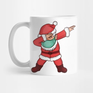 Masked Santa Dab Mug